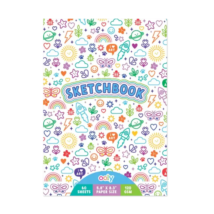 Ooly Cahier à croquis Doodle