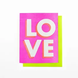 Next Chapter Studio Carte de souhaits -  Love Block