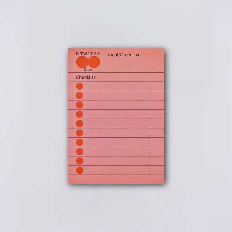 The Completist Notes autocollantes - Checklist Hinoki