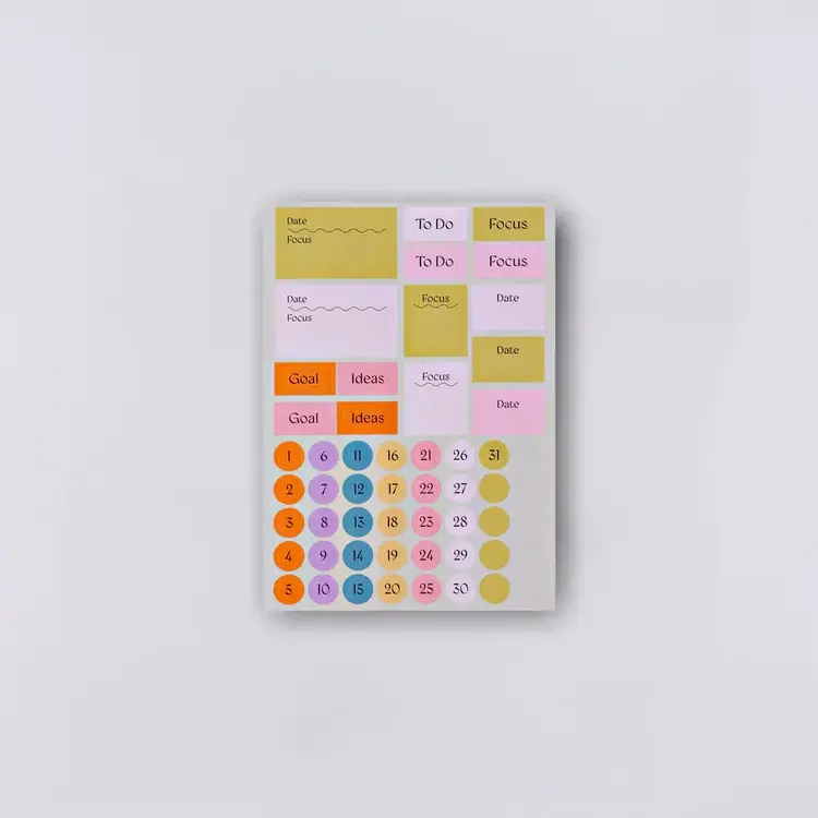 The Completist Ensemble d'autocollants pour planificateur