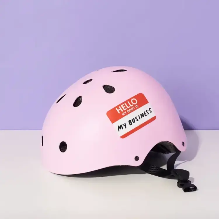 And Here We Are Autocollant en vinyle - My Body is My Business