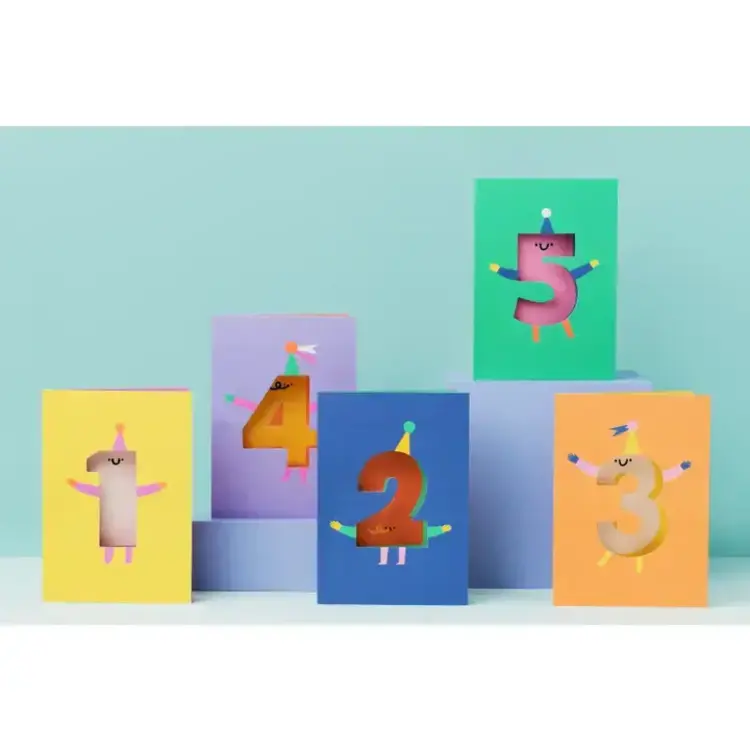 Rumble Cards Carte de souhaits - Perforée - 5