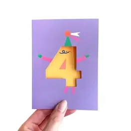 Rumble Cards Carte de souhaits - Perforée - 4