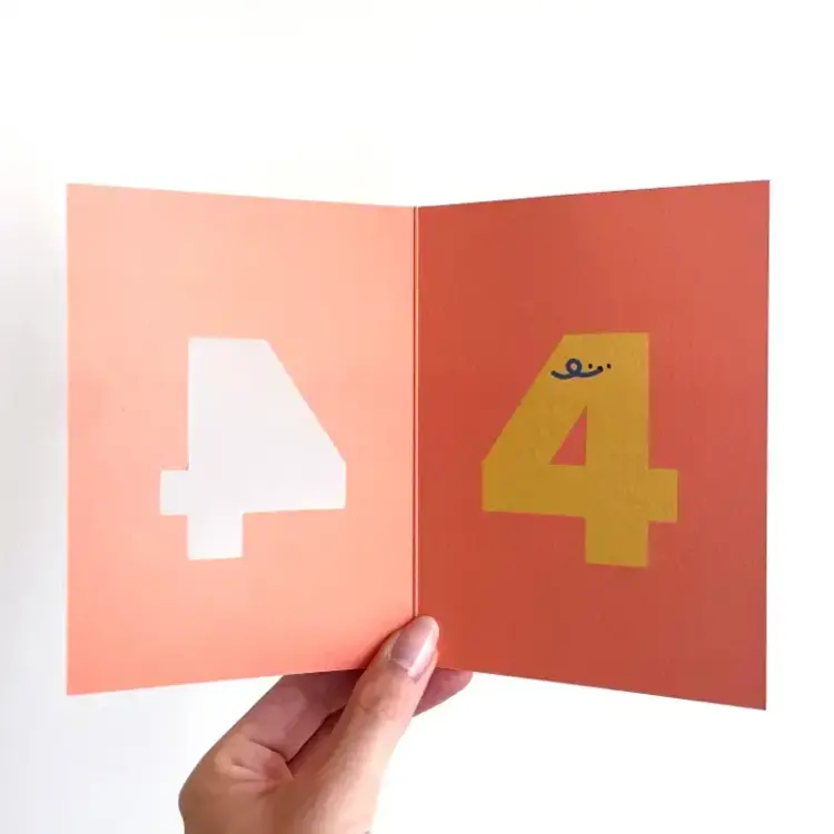 Rumble Cards Carte de souhaits - Perforée - 4