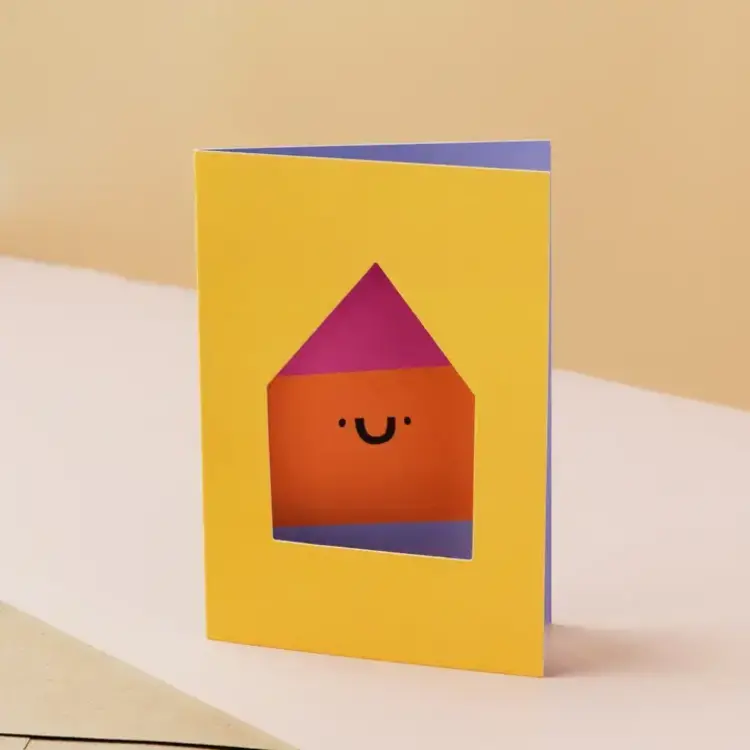 Rumble Cards Carte de souhaits - Perforée - Maison