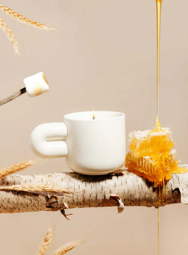 Moonday Bougie - Douceur au bord du lac - Blanc