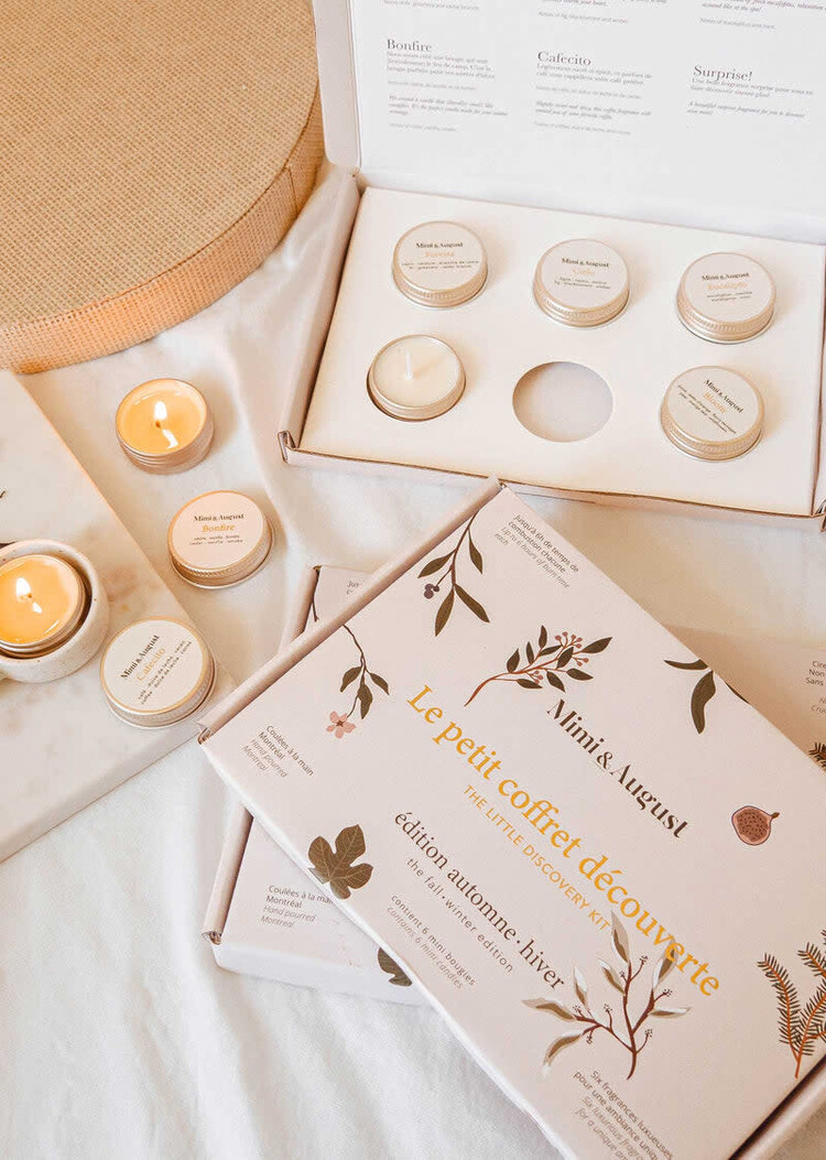 Mimi & August Bougie - Le petit coffret découverte - Automne/Hiver