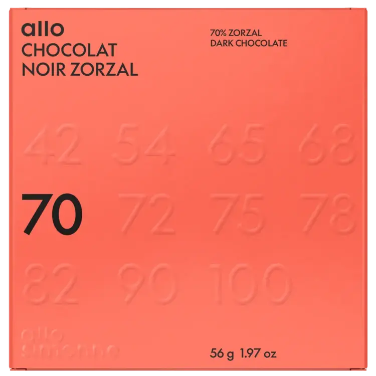 Allo Simonne Tablette - Chocolat noir Zorzal 70%