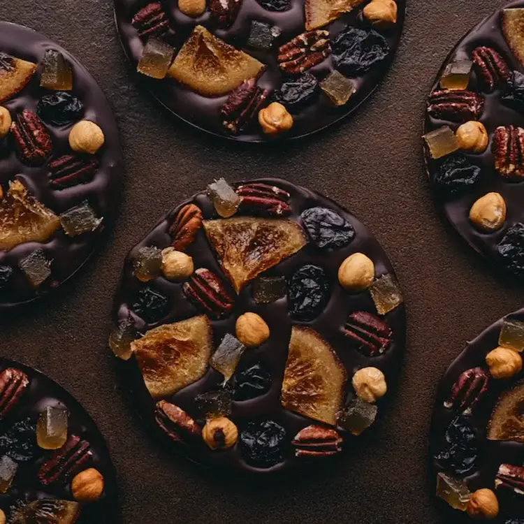 Allo Simonne Tablette - Chocolat noir Mendiant 78%