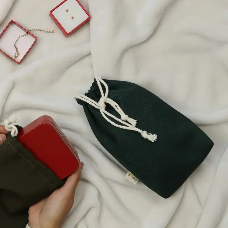 Next Chance Petit sac cadeau réutilisable - Vert