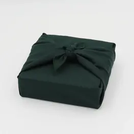 Next Chance Emballage cadeau réutilisable - Furoshiki - Vert forêt - Moyen