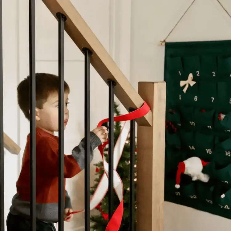 Next Chance Guirlande torsadée - Rouge et blanc