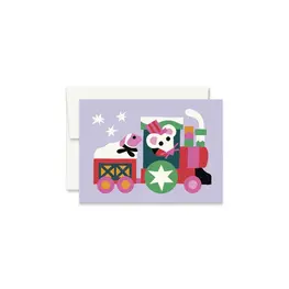 Paperole Mini carte de souhaits - Petit train