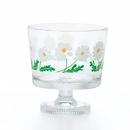 Aderia Tasse à dessert avec pied - Marguerites