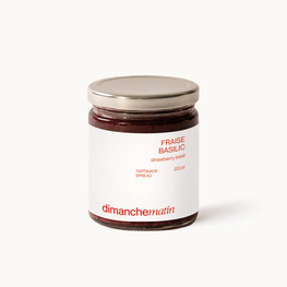 Dimanche Matin Tartinade - Fraise et basilic