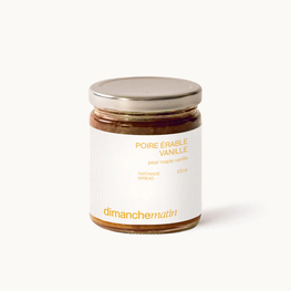 Dimanche Matin Tartinade - Poire, Érable et Vanille