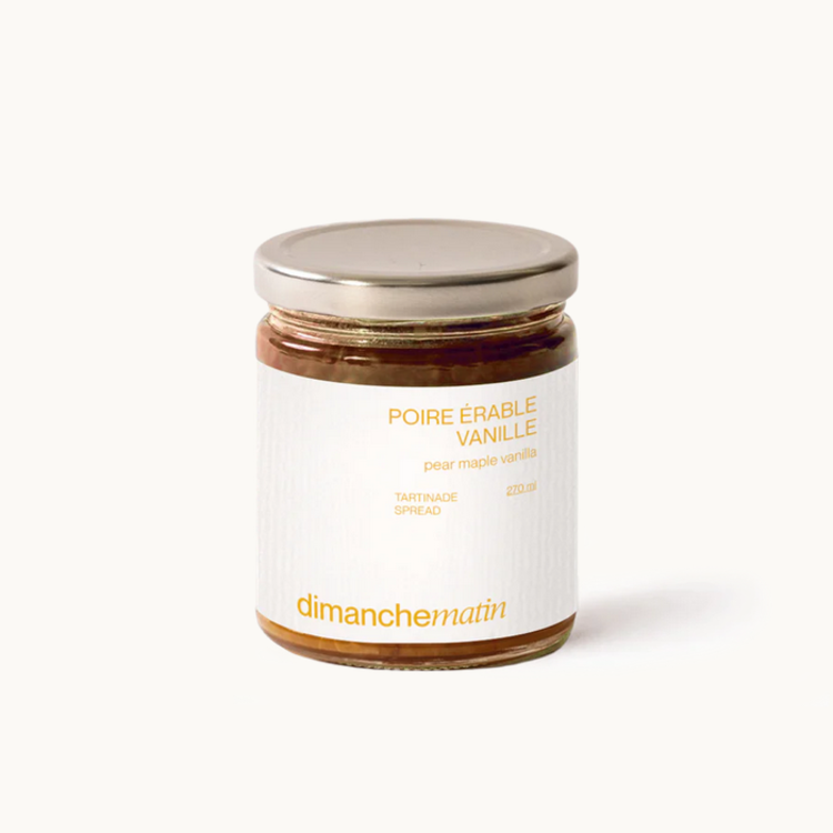 Dimanche Matin Tartinade - Poire, Érable et Vanille