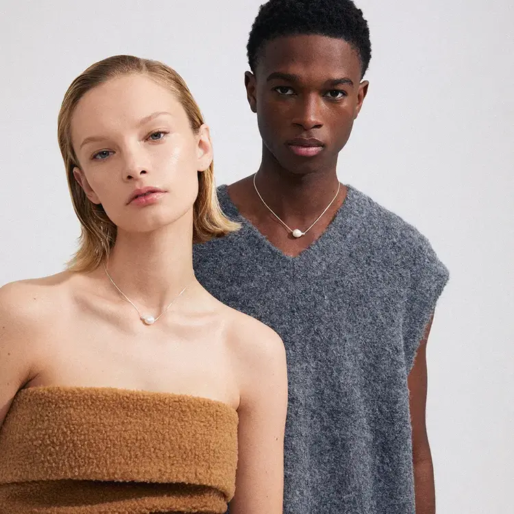 Pilgrim Collier de perles Trust - Plaqué argent