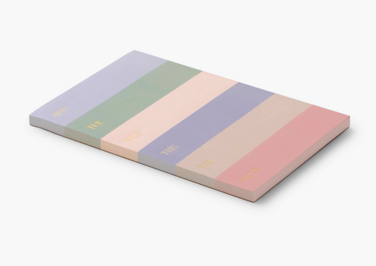 Rifle & co Bloc-notes hebdomadaire - Color block