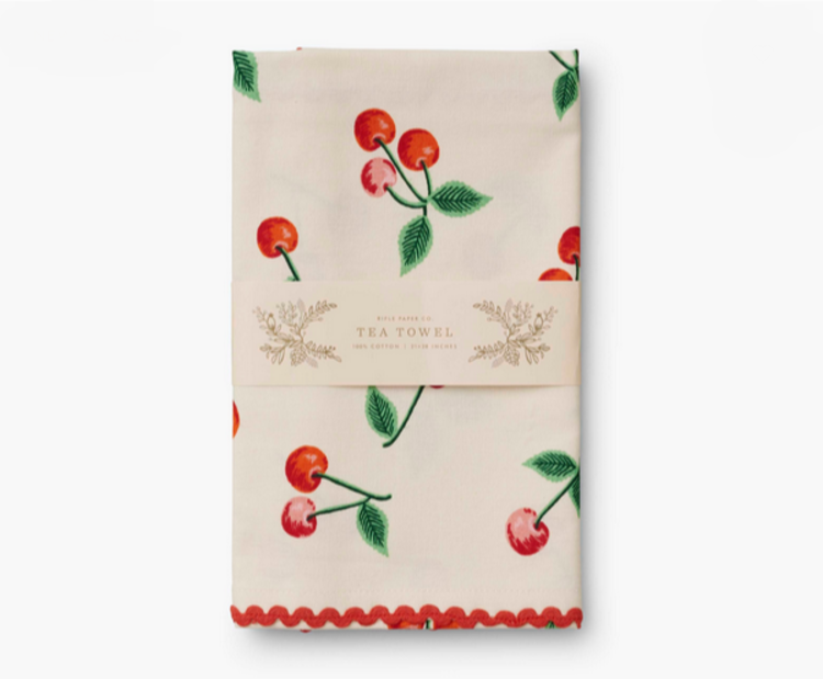 Rifle & co Linge à vaisselle - Cerises