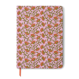 Designworks Ink Carnet - Fleurs vintages - Rose