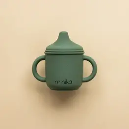 Minika Verre à bec en silicone - Feuille