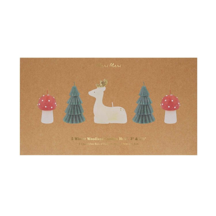 Meri Meri Bougies - Les bois d'hiver