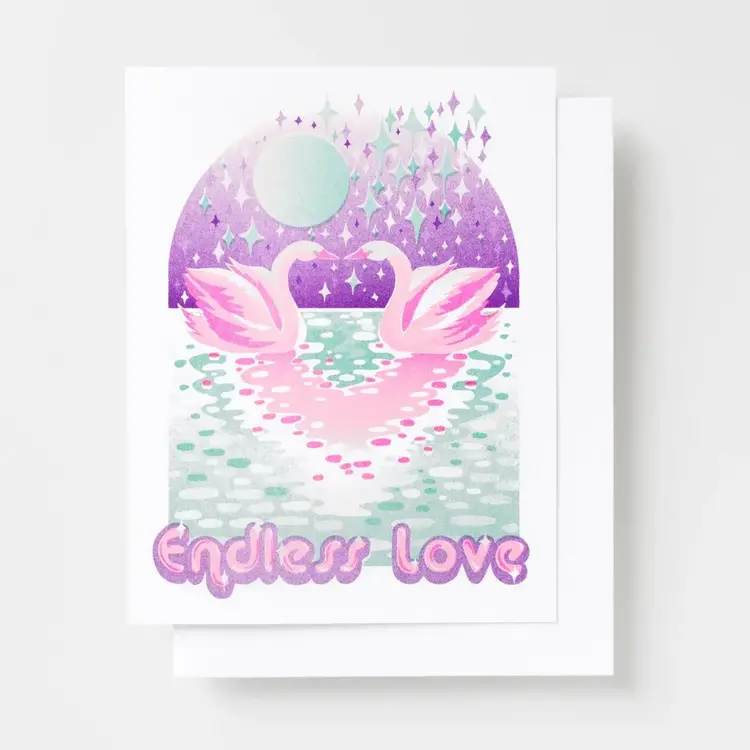 Yellow Owl Workshop Carte de souhaits - Endless Love