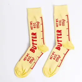 Yellow Owl Workshop Chaussettes - Beurre - Rouge