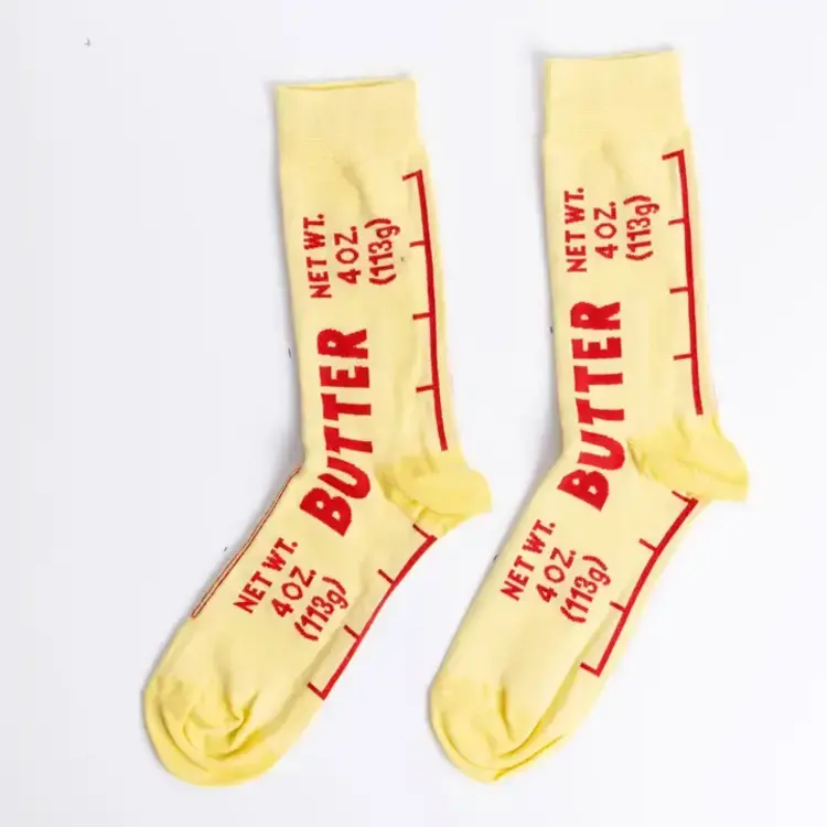 Yellow Owl Workshop Chaussettes - Beurre - Rouge