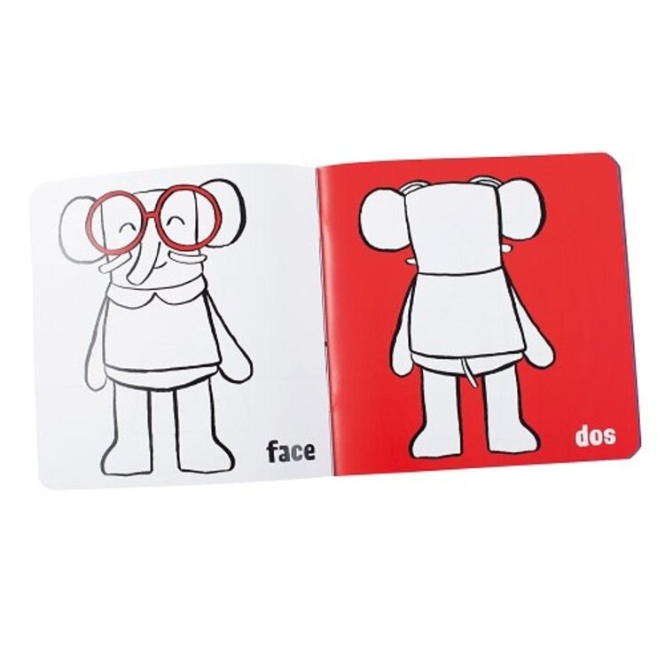 Moulin Roty Livre de coloriage - Les contraires