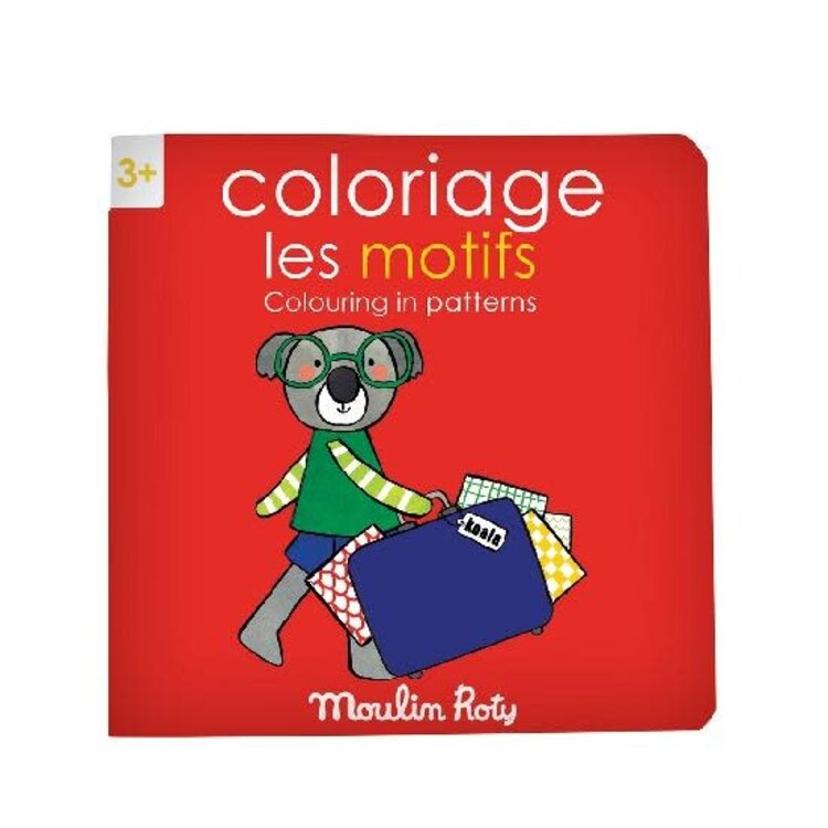 Moulin Roty Livre de coloriage - Les motifs