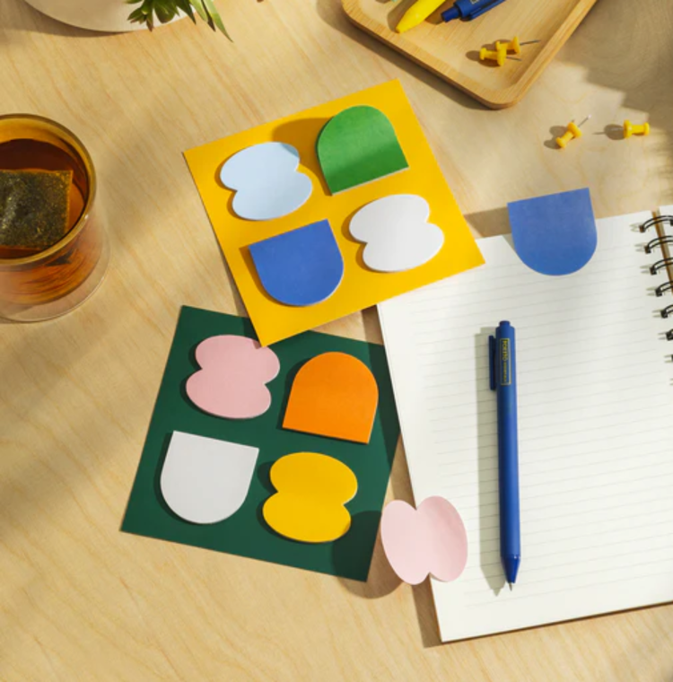 Poketo Notes autocollantes essentielles - Jaune