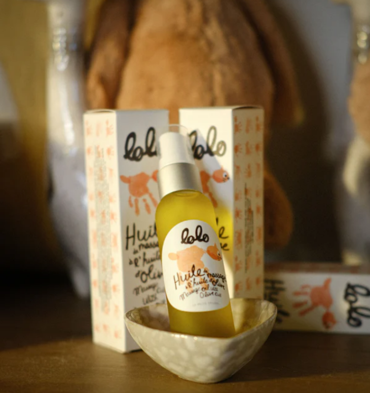 Lolo Huile de massage à l'huile d'olive - 60 ml