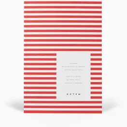 Notem Carnet Vita - Petit - Ligné rouge