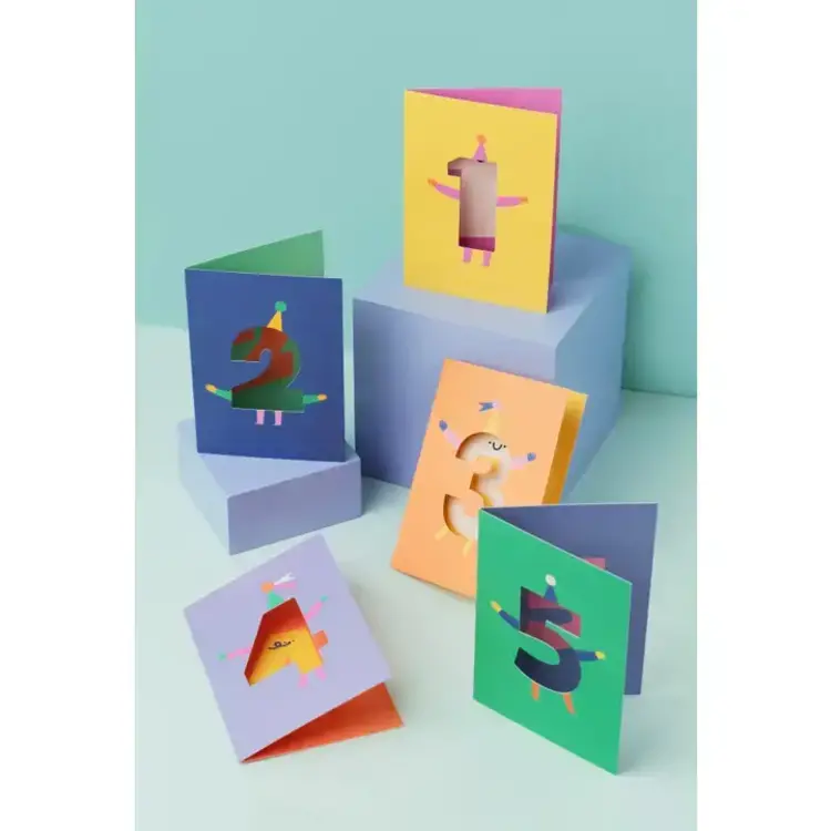 Rumble Cards Carte de souhaits - Perforée - 2