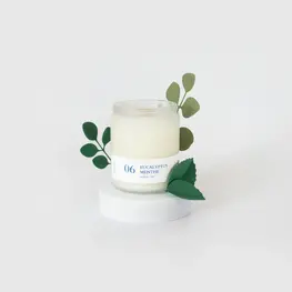 Flambette Bougie crépitante - Eucalyptus + Menthe - 8oz
