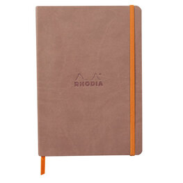 Rhodia Rhodiarama cahier souple dot A5 Bois de rose