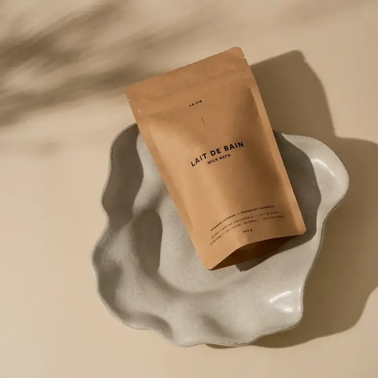 La Vie Apothicaire Lait de bain -  Romarin Lavande - 200g