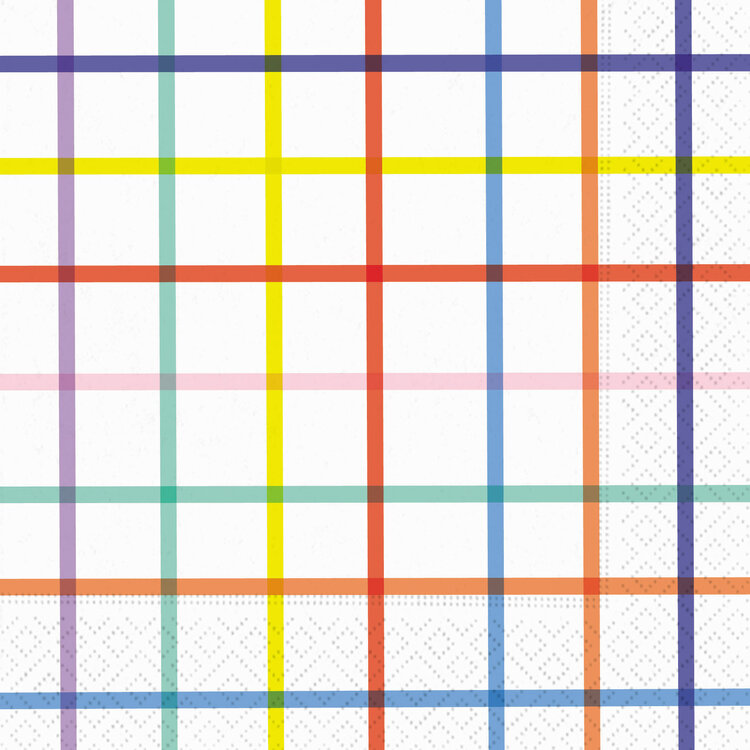 Design Design Serviettes de table - Carreaux