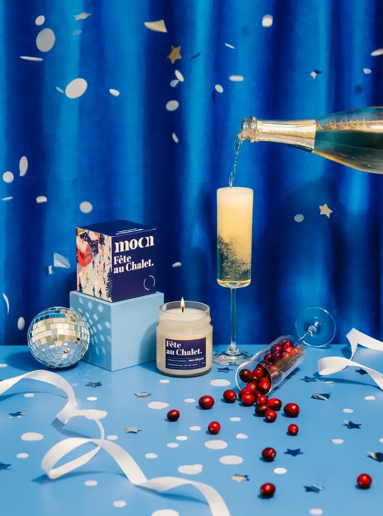 Moonday Bougie - Fête au chalet