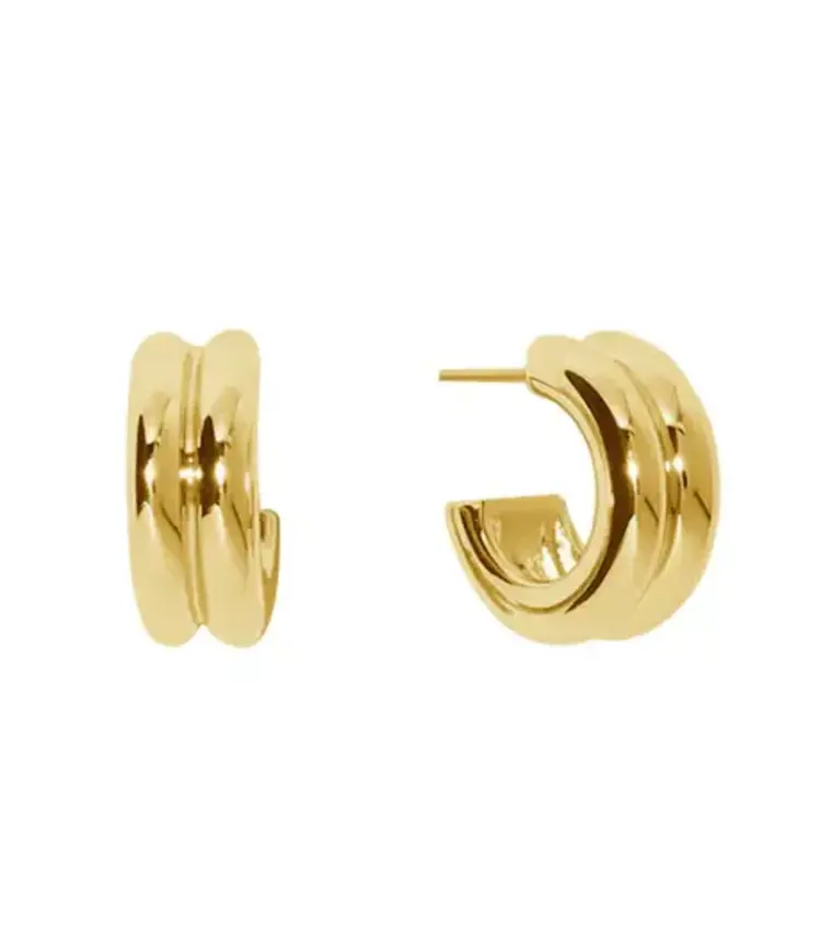 Soha & Co. Boucles d'oreilles Sève - Vermeil