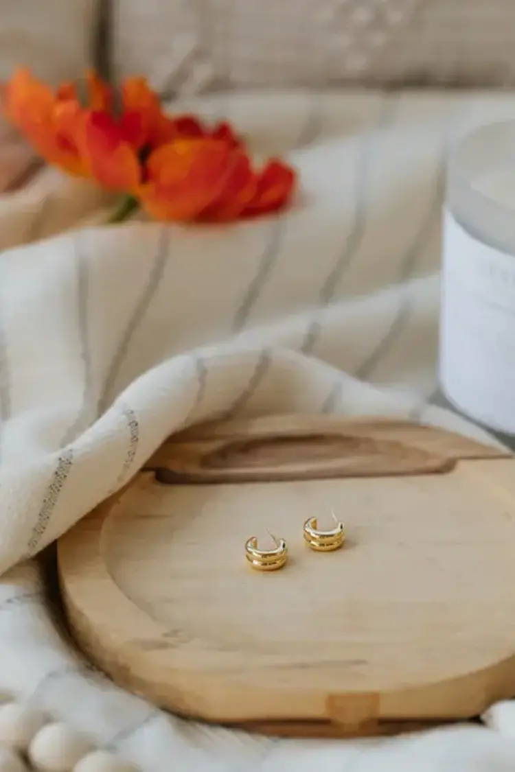 Soha & Co. Boucles d'oreilles Sève - Vermeil