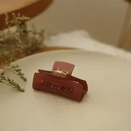 Soha & Co. Demi-pince à cheveux - Aubergine