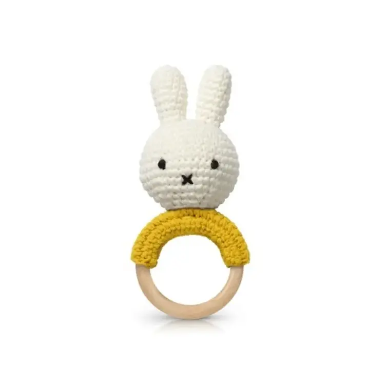 Just Dutch Anneau de dentition - Miffy - Jaune