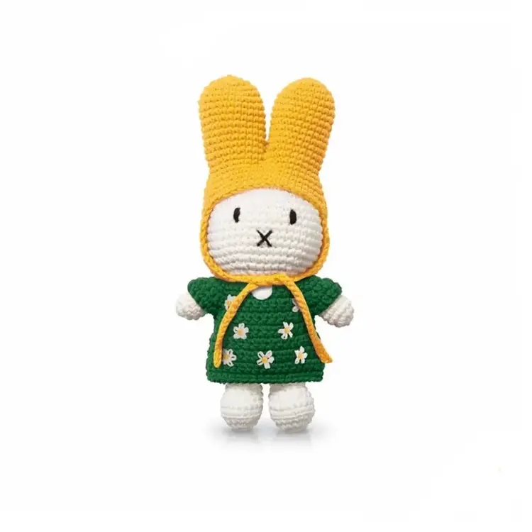 Just Dutch Peluche - Miffy - Robe verte