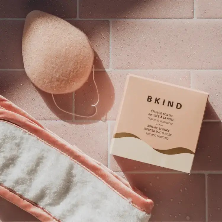 BKIND Éponge de konjac -  Rose