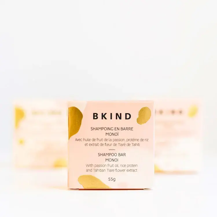 BKIND Shampoing - Monoï - Secs ou fins