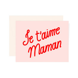 Paige &Willow Carte de souhaits -  Je t'aime maman