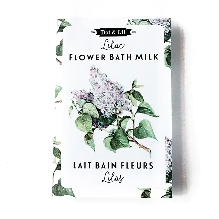 Dot & Lil Sachet de lait de bain -  Fleur de lilas